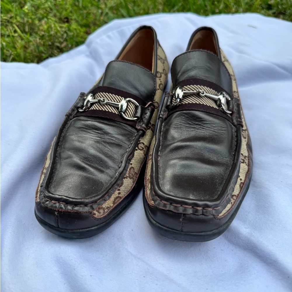 Gucci slip on loafers